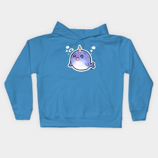 Chibi Narwhal Kids Hoodie